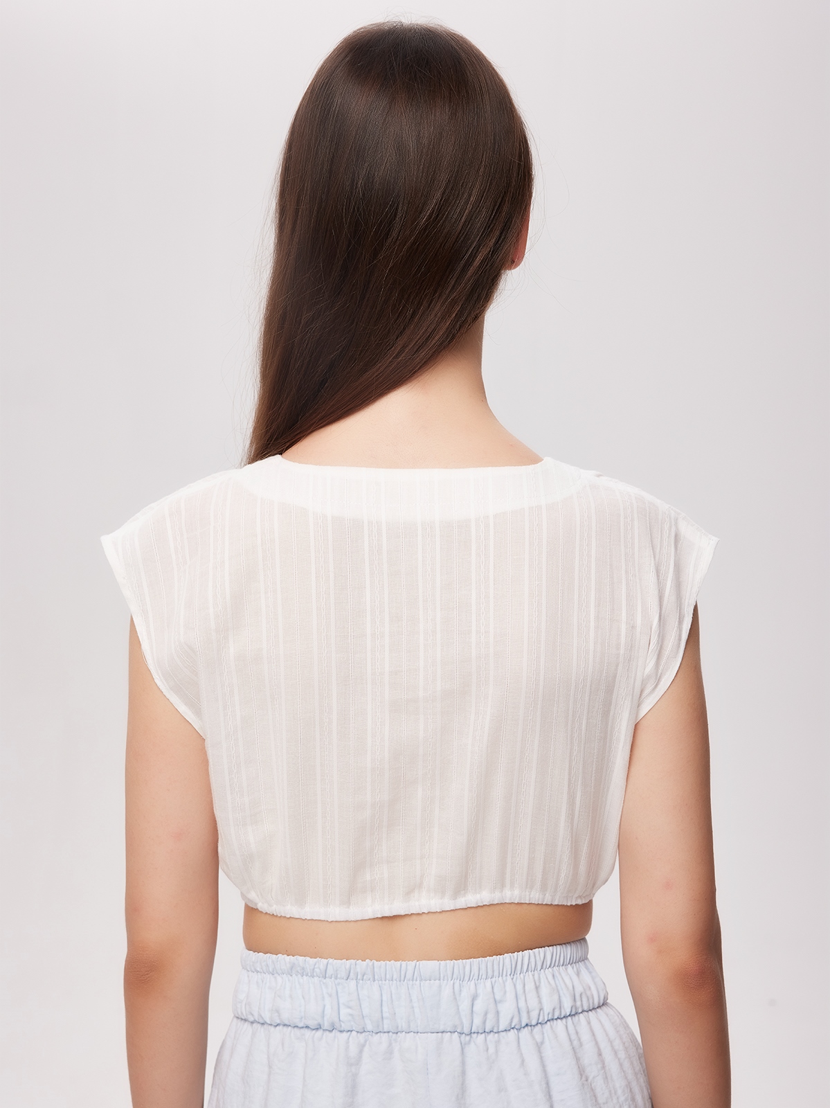 Dirndlbluse in Weiß