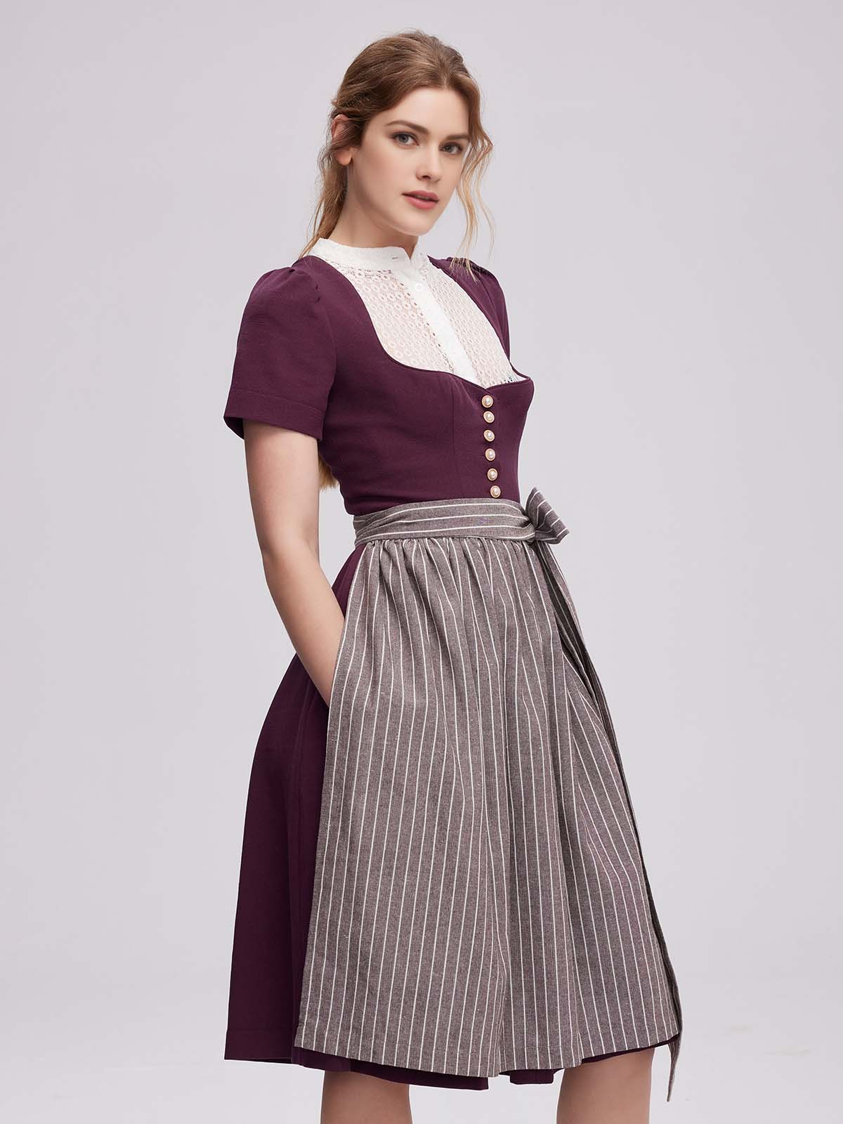Modernes Dirndl in Lila