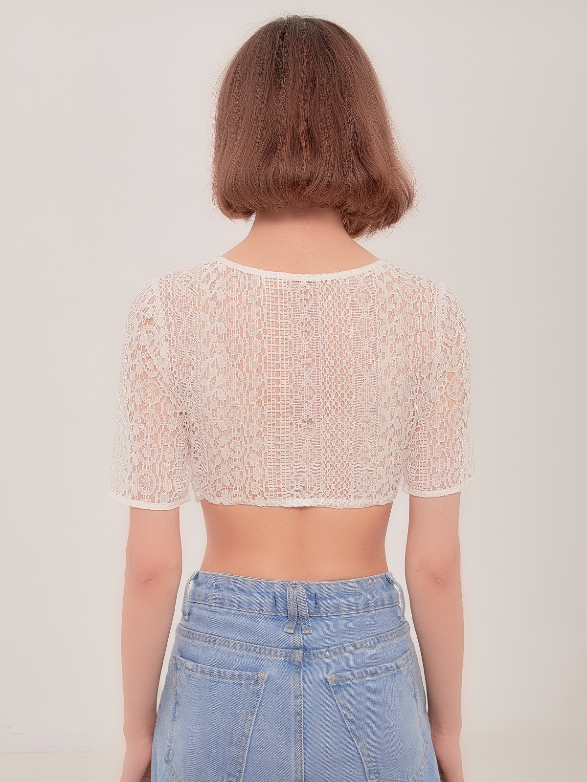 Dirndl Bluse in Weiß